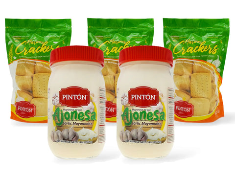 Pintón Ajonesa & Garlic Crackers Combo (ahorre más)