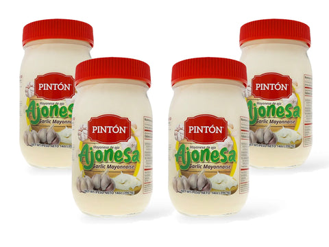 Pintón Garlic Aioli Mayo - Rich and Creamy Flavor Spread Packet of Ajonesa (Save More)