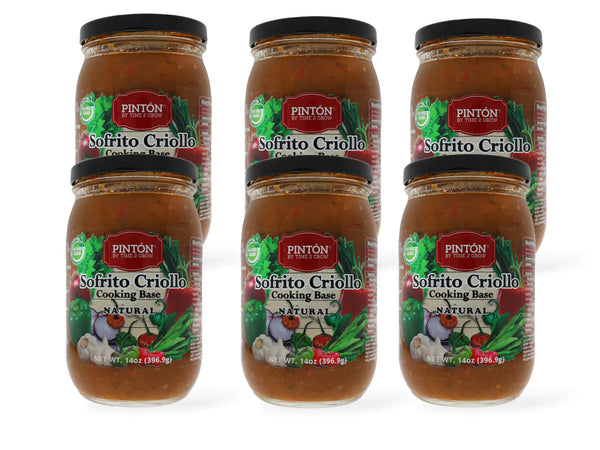 PINTÓN Sofrito Criollo Cooking Base (Packs) — Authentic Natural Blend with Spicy Lime & Garlic and Traditional Caribbean Flavors for Guisos (Stews), Sopas (Soups) & Arroces (Rice Dishes)