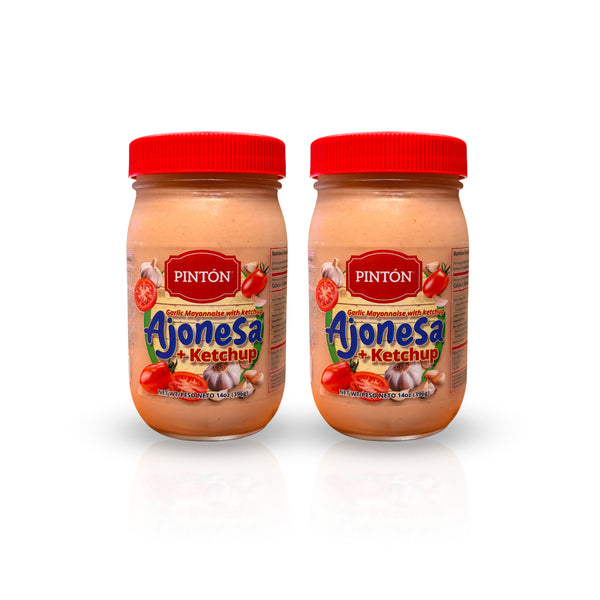 Pintón Mayoketchup (Pack of 2) — Creamy Garlic Ajonesa & Tangy Tomato Blend (Save More)
