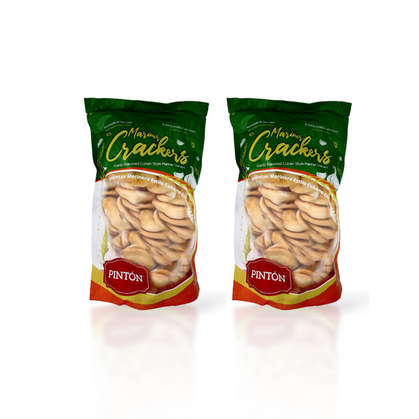 PINTON Marinera Galletas (Sailor Cookies) — Pack of 2 Natural Crackers, Ideal Snack