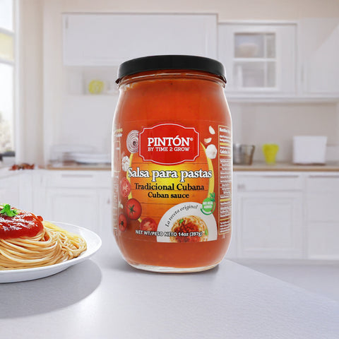 Pintón Combo Gourmet Chimichurri - Frasco de Salsa para Pastas Tradicional Cubana - Frasco de Sofrito Criollo Natural Flavor Traditional