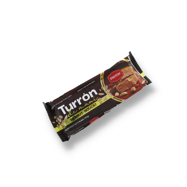 Pintón Turrón de Maní (Peanut Brittle Bar) — Traditional Recipe, Crunchy Roasted Peanut Candy Snack