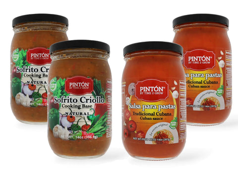 Two Sofritos, Two Traditional Sauces, Double Combo (Save more)