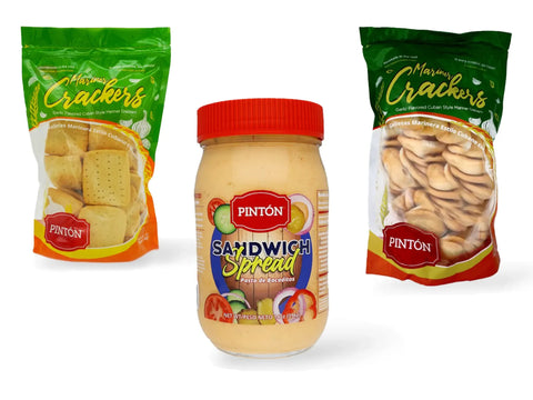 Cuban Crackers Pintón, Garlic Crackers & Bocadito Spread