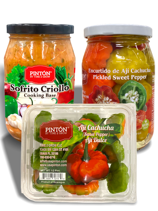 Special Combo: Sofrito, Ají (hot pepper) & Encurtido (pickled vegetables)