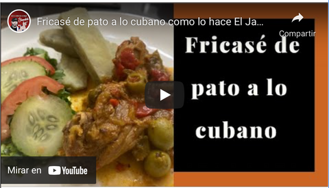 Fricasé de pato a lo cubano como lo hace El Jamaliche
