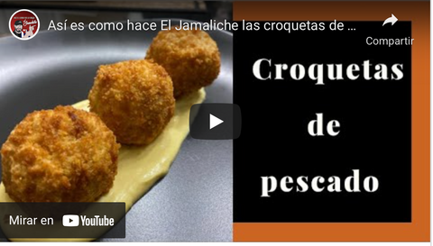 Así es como hace El Jamaliche las croquetas de pescado. El Jamaliche Cuba