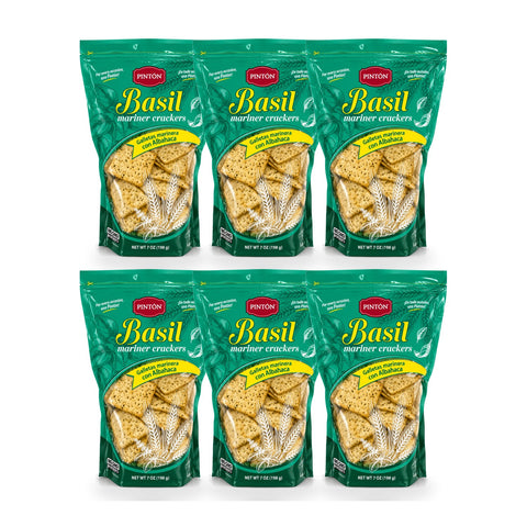 Pintón® Mariner Crackers – Basil | 7 oz