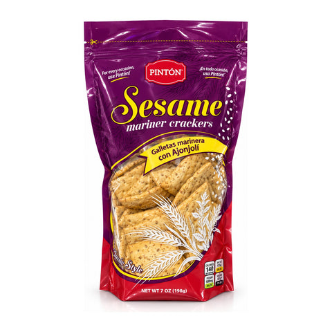 Pintón® Mariner Crackers – Sesame | 7 oz