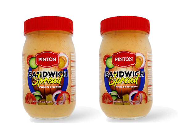 Pintón Sandwich Spread — Bold, Creamy Flavor in Every Bite! Bocaditos Spread (Pack of 2)