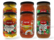 Combo Doble Pintón: Sofrito Criollo, Salsa para Pastas y Encurtido de Ají Cachucha (Ahorra más)