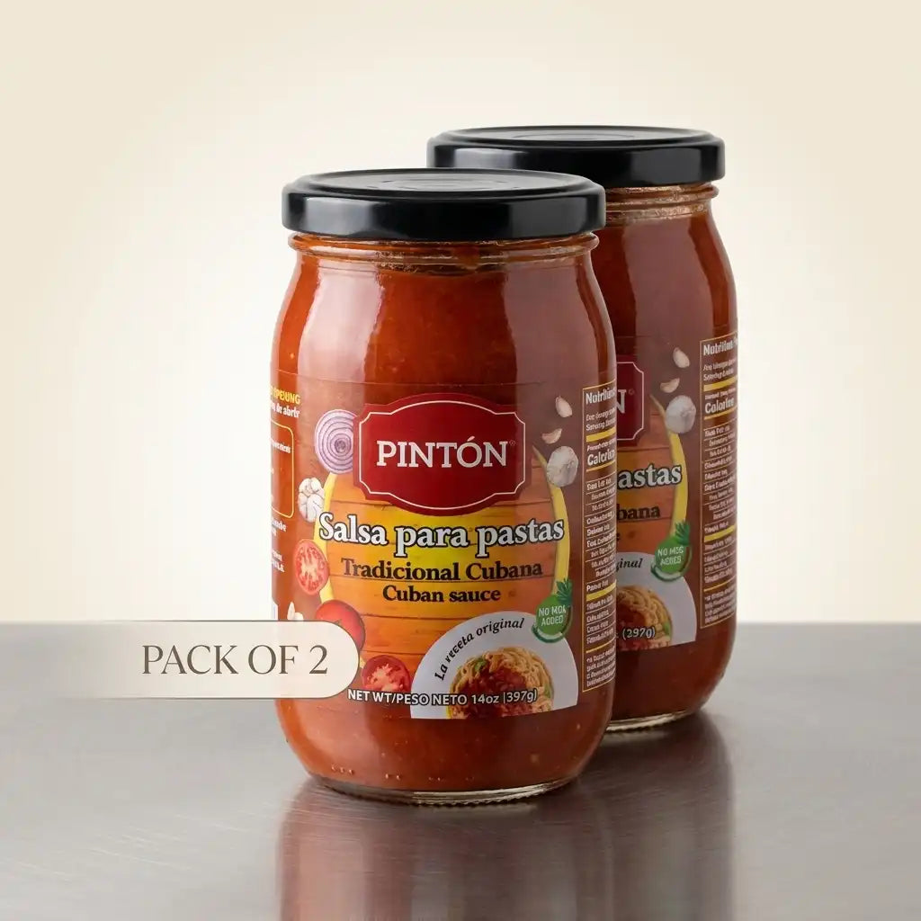 Salsa para Pastas Pintón (Packs) — receta cubana auténtica: tradicional, BBQ picante y ajo picante