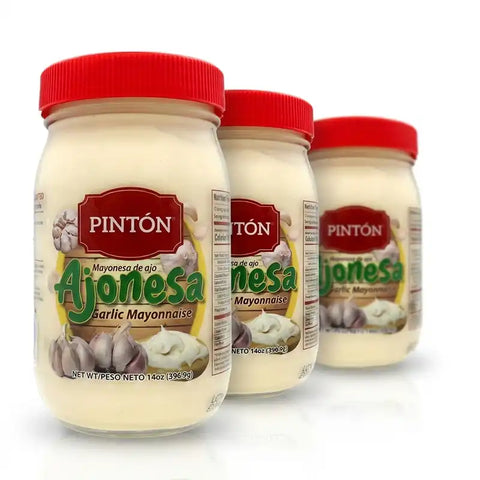 Pintón Garlic Aioli Mayo – Rich and Creamy Flavor Spread Paquete de Ajonesa (Ahorra más)