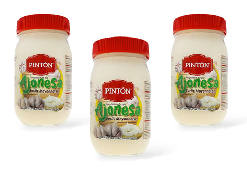 Pintón Garlic Aioli Mayo – Rich and Creamy Flavor Spread Paquete de Ajonesa (Ahorra más)