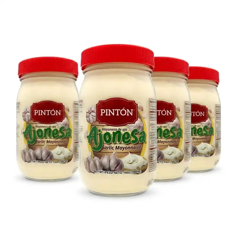 Pintón Garlic Aioli (Ajonesa) — Rich & Creamy Mayo Flavor Spread, Value Pack (Save More)