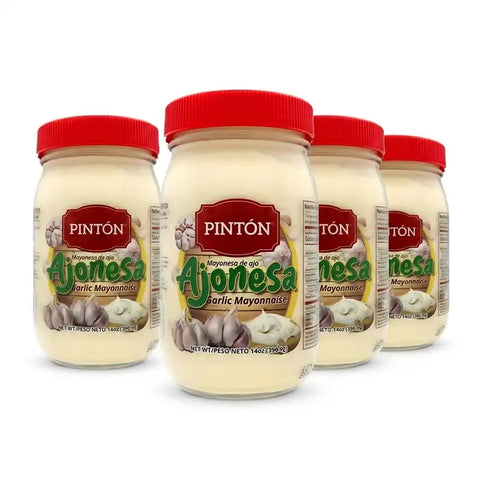 Pintón Garlic Aioli Mayo – Rich and Creamy Flavor Spread Paquete de Ajonesa (Ahorra más)