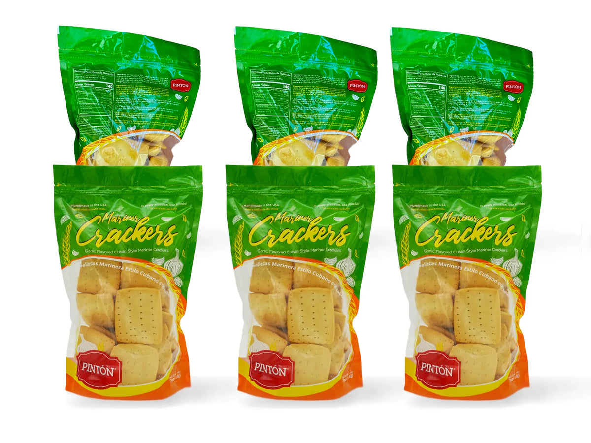 Galleta Marinera Pintón con sabor a ajo (Packs) — estilo cubano