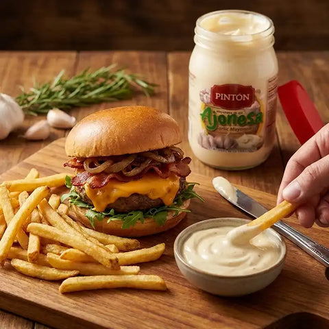 Pintón Garlic Aioli Mayo – Rich and Creamy Flavor Spread Paquete de Ajonesa (Ahorra más)