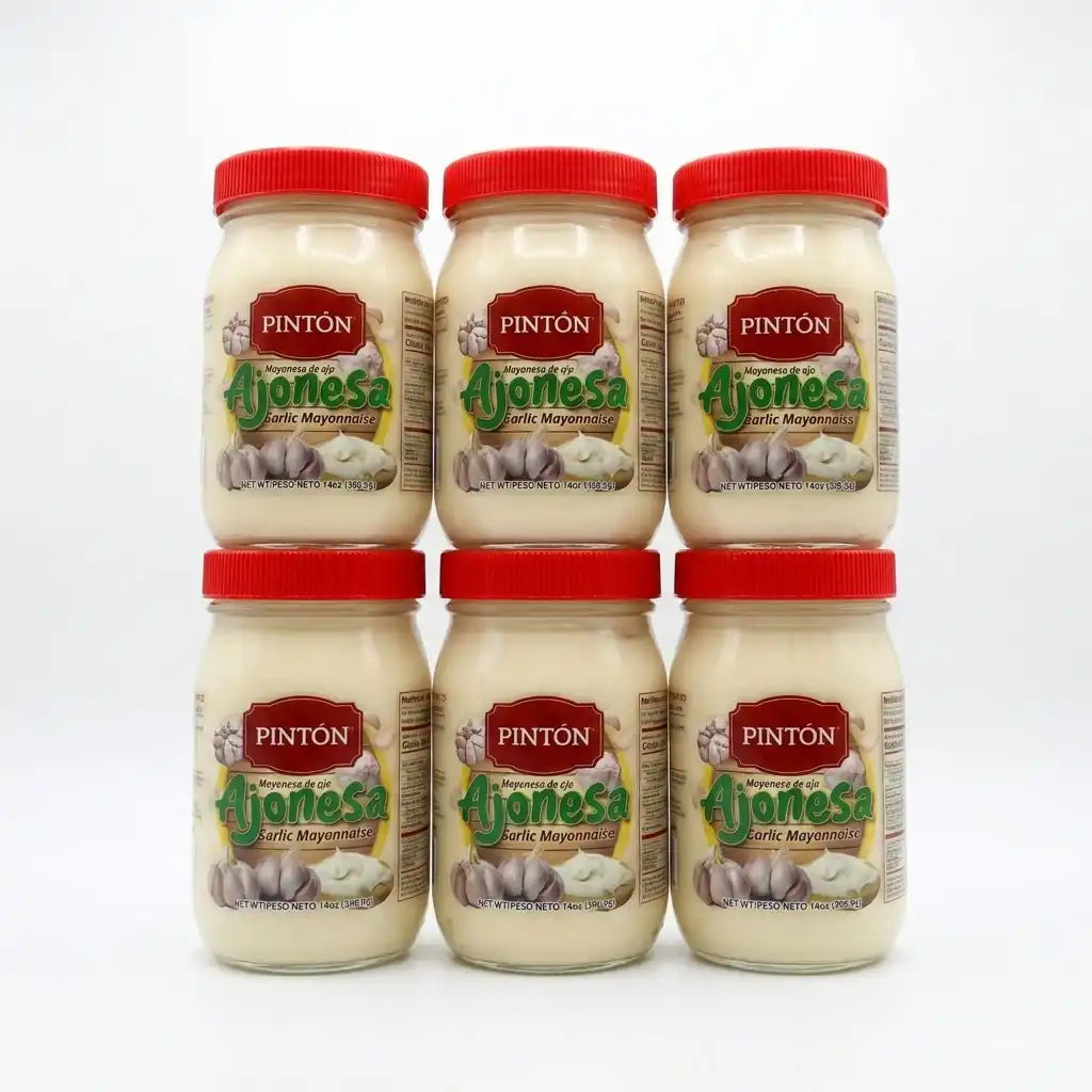 Pintón Garlic Aioli (Ajonesa) — Rich & Creamy Mayo Flavor Spread, Value Pack (Save More)