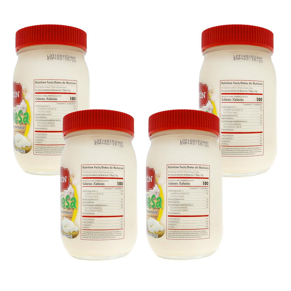 Pintón Ajonesa Garlic Aioli Mayo — Rich & Creamy Garlic Spread (4-Pack)