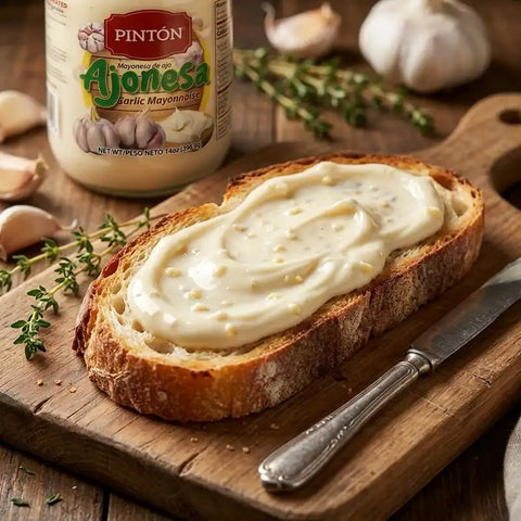 Pintón Garlic Aioli Mayo – Rich and Creamy Flavor Spread Paquete de Ajonesa (Ahorra más)