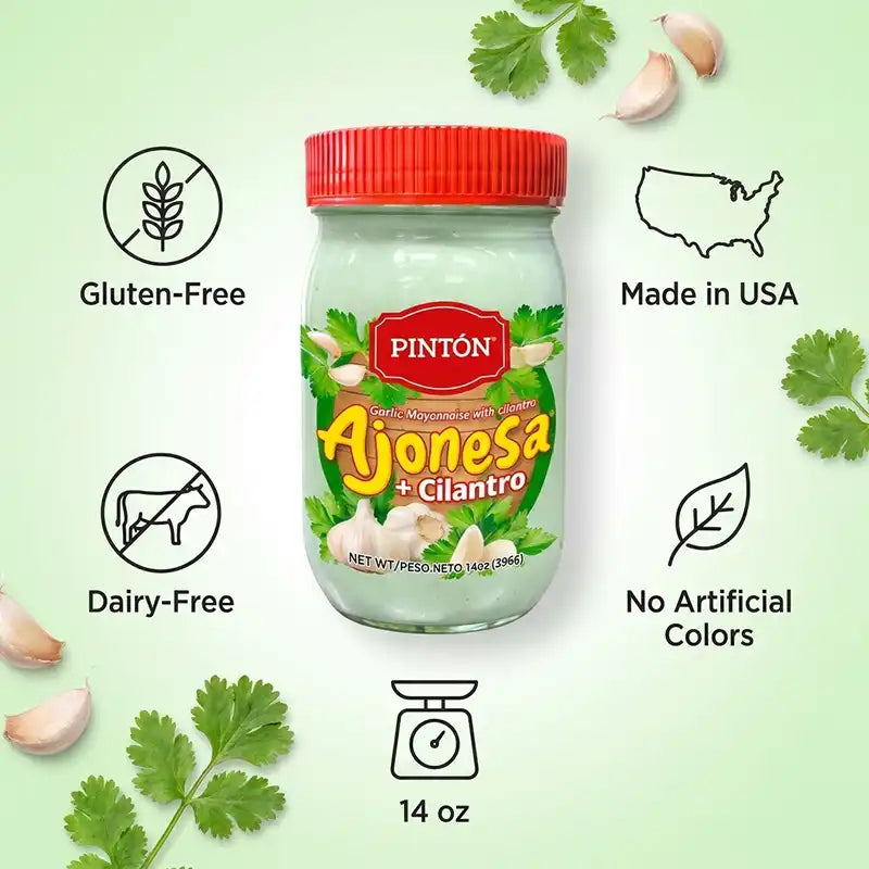 Ajonesa de Cilantro (2PACK) VIP,  Ajonesa Cilantro Fusion by PINTÓN