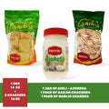 Combo Snack PINTÓN — Ajonesa + Galleta Marinera + Galleta de Ajo (Ahorra más)