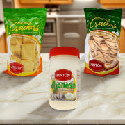 Combo Snack PINTÓN — Ajonesa + Galleta Marinera + Galleta de Ajo (Ahorra más)