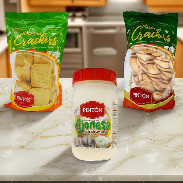Triple Ajonesa VIP Combo with Cookies (Save More) — Garlic Mayonnaise Snacks & Crackers — Delicious