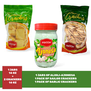 Combo Triple de Ajonesa con Cilantro y Galletas (Ahorra más)