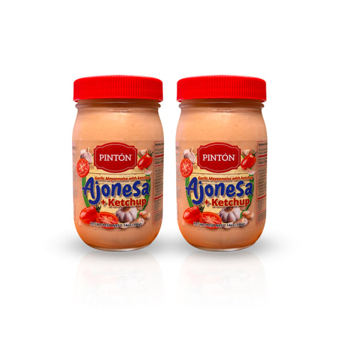 Pintón Ajonesa + Ketchup – Creamy Garlic Mayoketchup & Tangy Tomato Blend (Ahorra más)