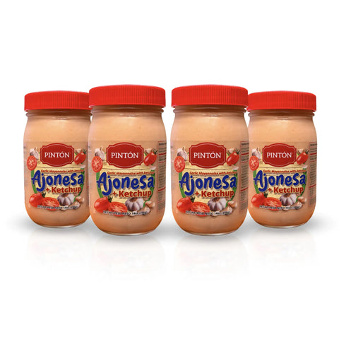 Pintón Ajonesa + Ketchup – Creamy Garlic Mayoketchup & Tangy Tomato Blend (Ahorra más)
