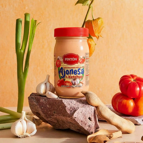Pintón Ajonesa + Ketchup – Creamy Garlic Mayoketchup & Tangy Tomato Blend  (Pack of 2)