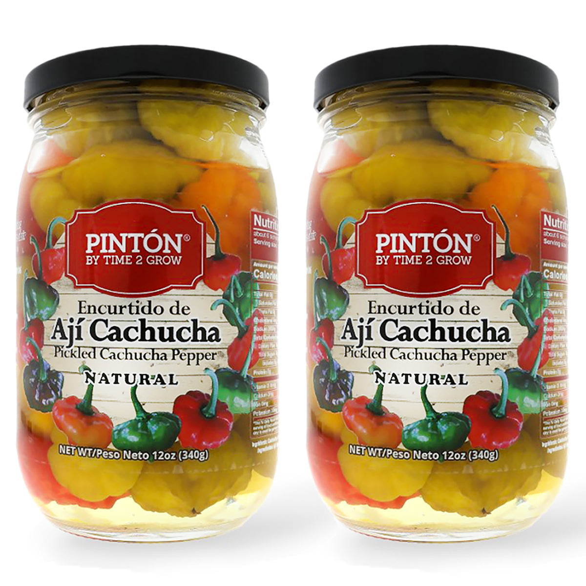 PINTON Pickled Ají Cachucha (Cachucha Pepper) — Natural Pickled Peppers in Glass Jar — Save More