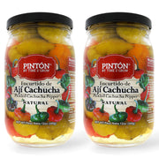 PINTON Pickled Ají Cachucha (Cachucha Pepper) — Natural Pickled Peppers in Glass Jar — Save More