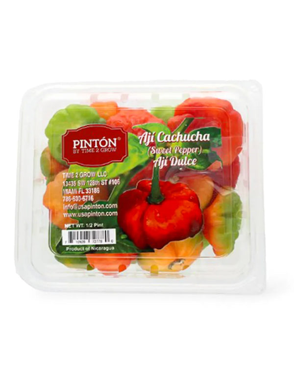 Pack of 2 Fresh Ají Cachucha (Ají Dulce) — Sweet Peppers