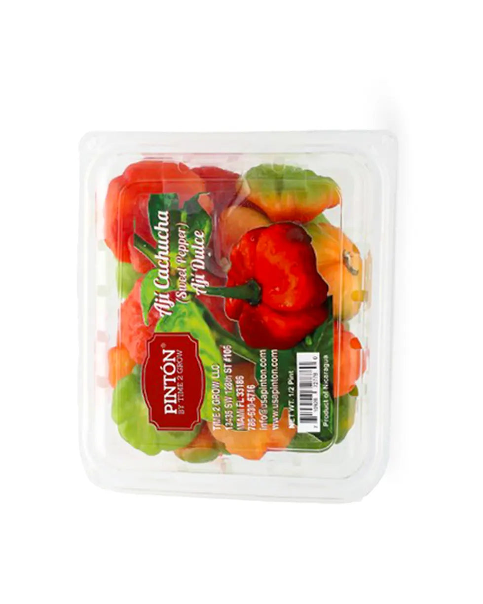 Pack of 2 Fresh Ají Cachucha (Ají Dulce) — Sweet Peppers