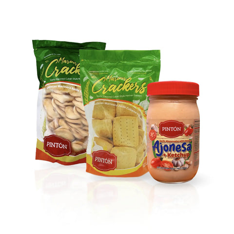 Triple Ajonesa Combo with Cookies (Ahorra más) Ajonesa with Ketchup Snacks Crackers Delicious
