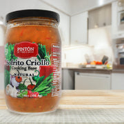 Combo Gourmet Pintón Chimichurri — frasco de Salsa para Pastas tradicional cubana y frasco de Sofrito Criollo, sabor natural tradicional