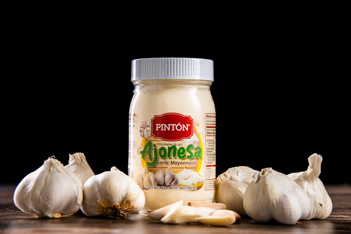 Ajonesa Pintón, mayonesa de ajo — untable cremoso y sabroso (Pack de 2)