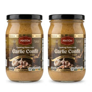 PINTÓN Garlic Confit — Ready-to-Use Fresh Garlic Paste (Pasta de Ajo) | No Peeling, No Chopping | 14 oz (Pack of 2)