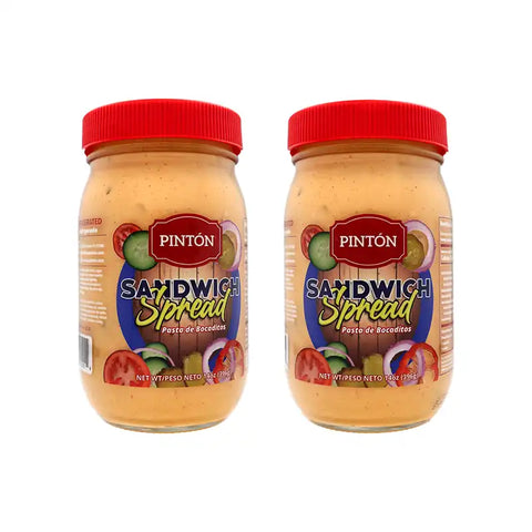 Pintón Sandwich Spread (Pack of 2) — Bold, Creamy Flavor in Every Bite! Pasta de Bocaditos (Snack Spread)