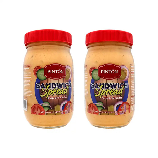 Pintón Sandwich Spread (Pack of 2) — Bold, Creamy Flavor in Every Bite! Pasta de Bocaditos (Snack Spread)