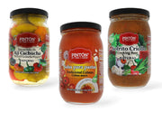Trío Pintón: Sofrito Criollo, Salsa para Pastas y Encurtido de Ají Cachucha (Ahorra más)
