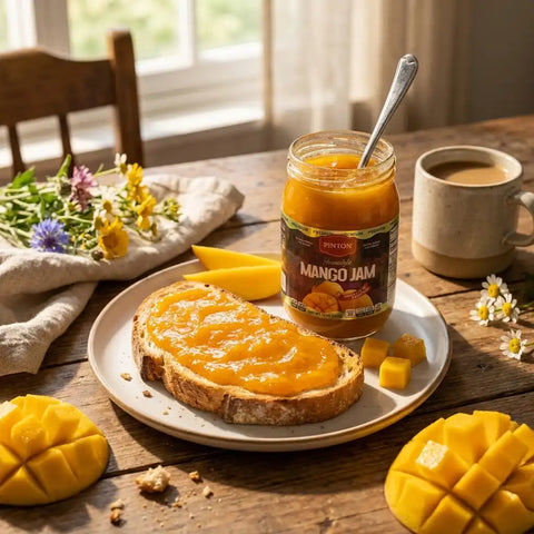 PINTON Homestyle Mango Jam – Mermelada de Mango | 14 oz (Pack of 2)