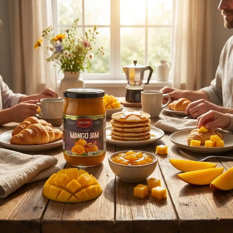 PINTON Homestyle Mango Jam – Mermelada de Mango | 14 oz (Pack of 2)
