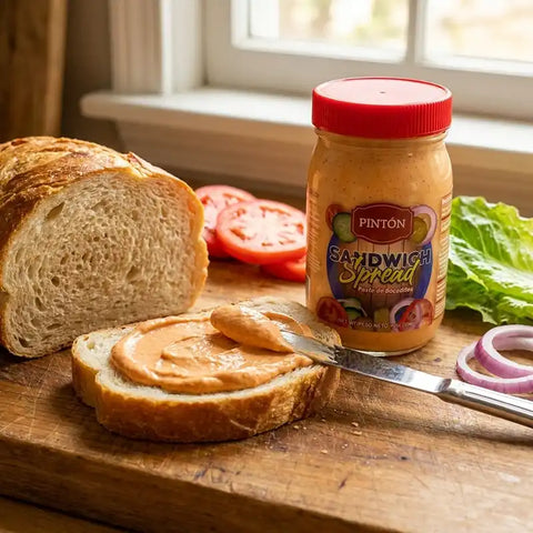 Pintón Sandwich Spread (Pack of 2) — Bold, Creamy Flavor in Every Bite! Pasta de Bocaditos (Snack Spread)