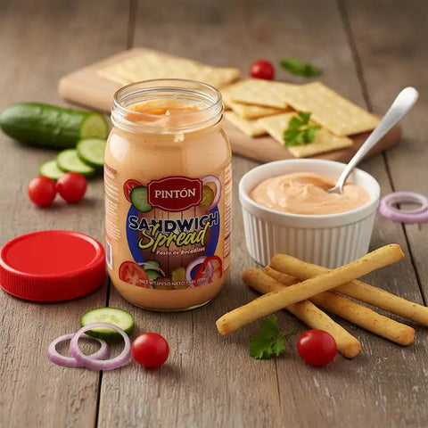 Pintón Sandwich Spread (Pack of 2) — Bold, Creamy Flavor in Every Bite! Pasta de Bocaditos (Snack Spread)