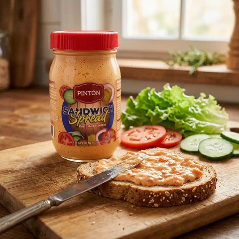 Pintón Sandwich Spread (Pack of 2) — Bold, Creamy Flavor in Every Bite! Pasta de Bocaditos (Snack Spread)